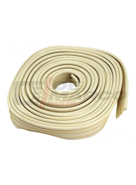 Fender beading roll ivory for Beetle, Super Beetle, Thing 181