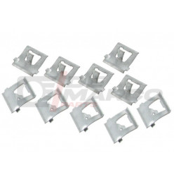 Clips for running board with 33mm moulding, for Beetle up to 07/1966 (10pcs)