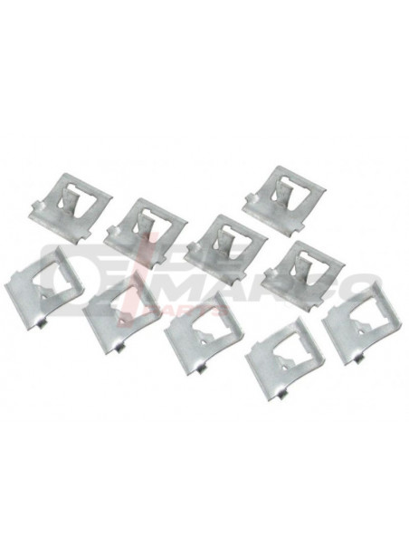 Clips for running board with 33mm moulding, for Beetle up to 07/1966 (10pcs)