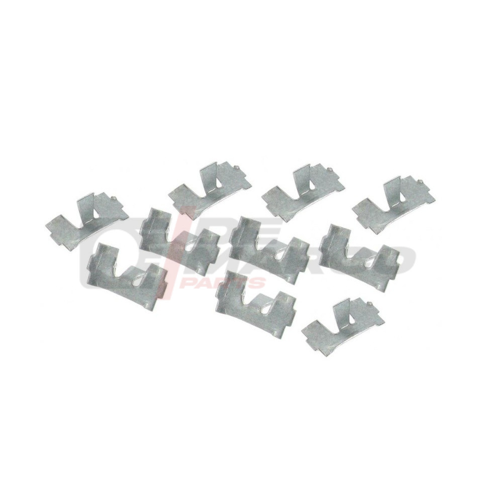 Clips for running board with 18mm moulding, for Beetle from 08/1966 to 07/1970 (10pcs)