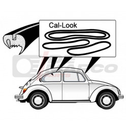 Window seal kit Cal-look for Super Beetle 1303 Sedan from 08/1972 to 1975 (4pcs)