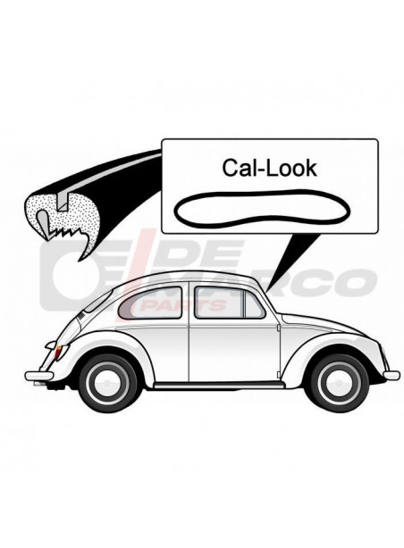 Windshield seal Cal-Look for Beetle Sedan from 08/1964 and later, Super Beetle 1302