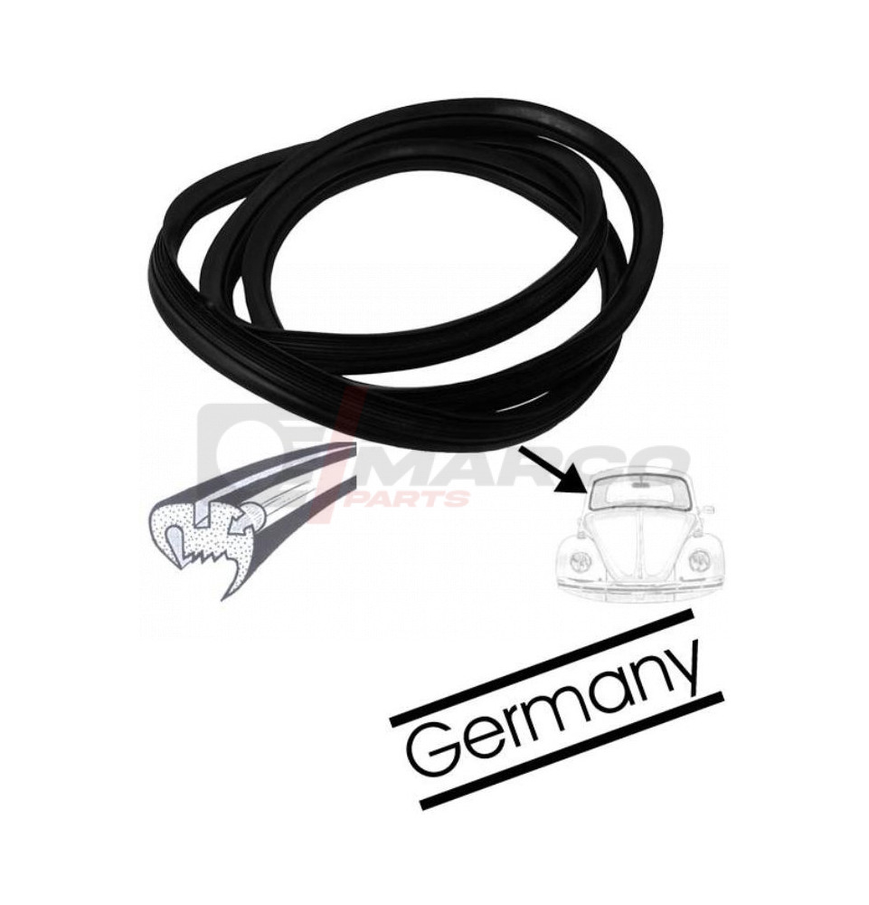 Front window seal deluxe for Beetle Sedan up to 07/1957 (Top Quality)