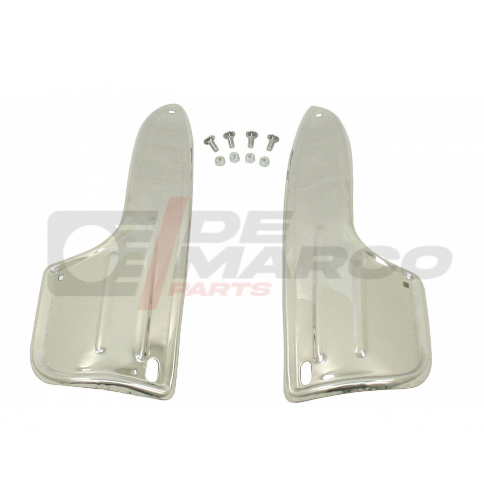 Gravel guards rear stainless steel (long model) for Beetle up to 07/1967
