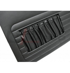 Door and quarter panels black vinyl, set of 4 pieces for Sedan Super Beetle 1302/1303, Beetle from 08/1966 and later