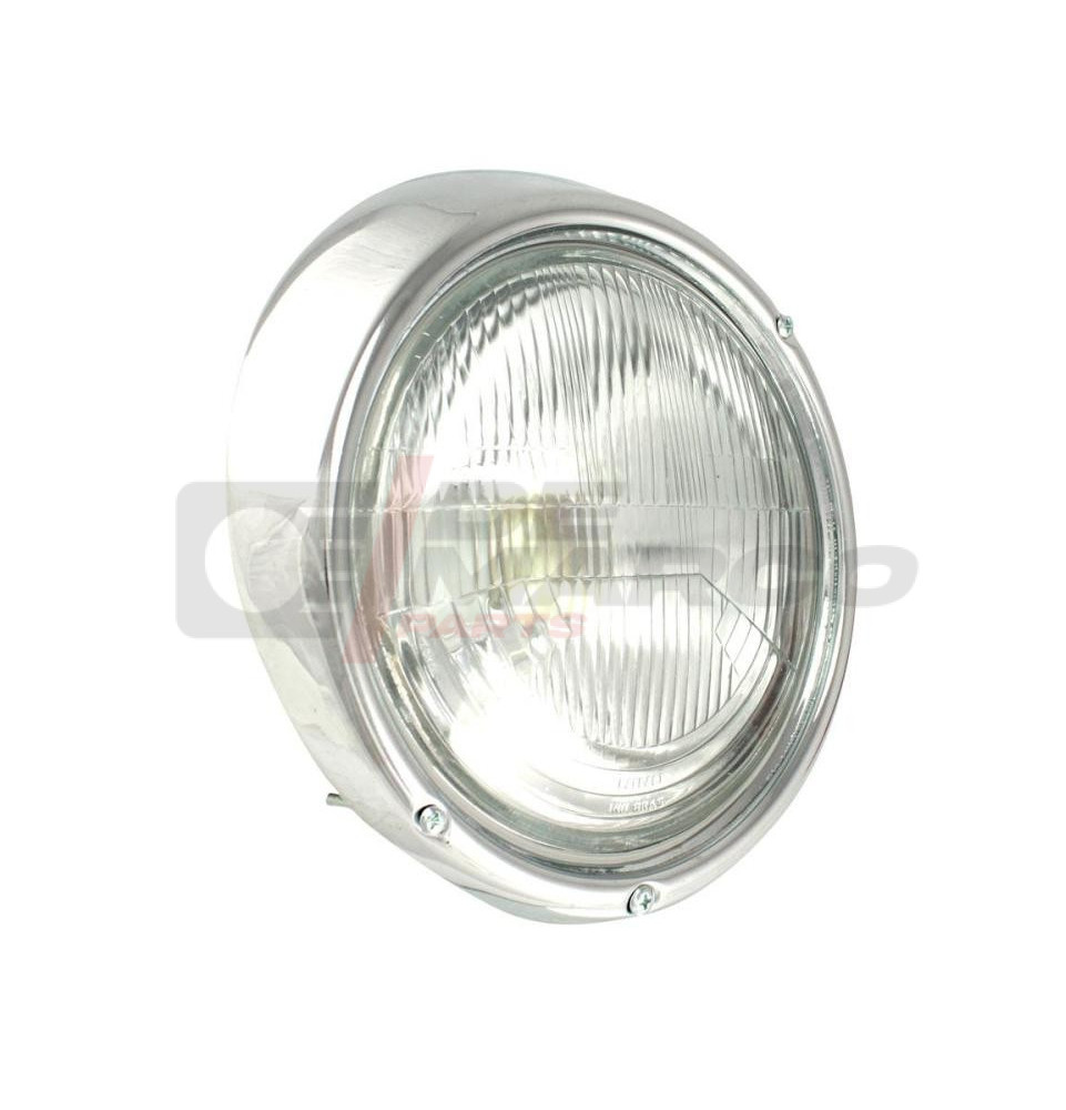 Headlight complete for Super Beetle, Beetle, Thing 181, Bus T2, Type 3
