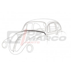 Hood seal below windscreen Beetle,Super Beetle 1302