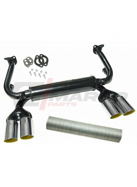 Monza exhaust 1.3/1.5/1.6cc for Beetle, Super Beetle, Buggy, Thing 181, Karmann Ghia, Bus T1, T2