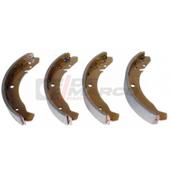 Brake shoe set rear or front for Beetle, Super Beetle, Buggy, Karmann Ghia, Thing, Porsche 924 (Top quality)