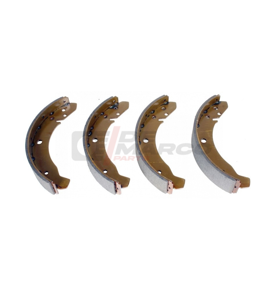 Brake shoe set rear or front for Beetle, Super Beetle, Buggy, Karmann Ghia, Thing, Porsche 924 (Top quality)