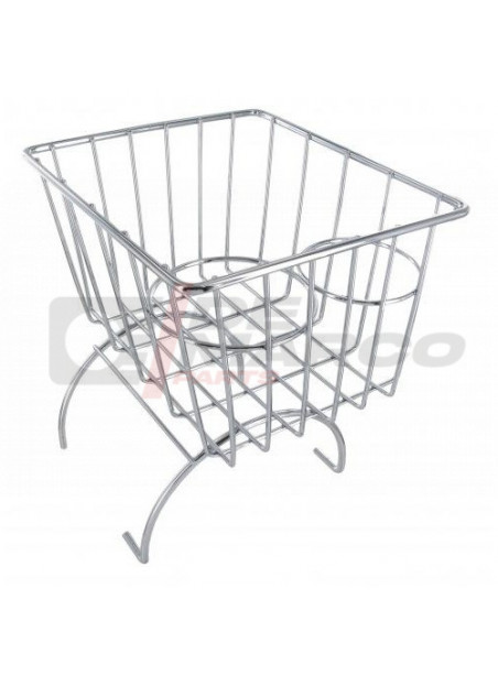 Storage basket chromed for Beetle, Super Beetle, Karmann Ghia, Buggy, Thing, Type 3