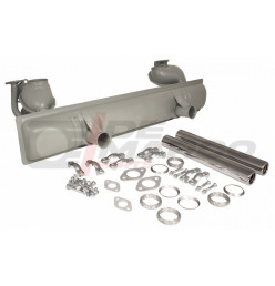 Exhaust complete kit 1.2cc for Beetle, Super Beetle, Buggy and Karmann Ghia