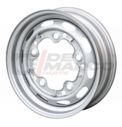 Cerchio ruota grigio tipo originale 5x205 4.5x15 ET+25 per Maggiolino, Buggy, Pescaccia, KG, Type 3, Bus T1, T2, Porsche 356