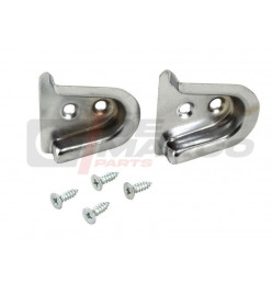 Pair housing door centering wedge for Beetle, Super Beetle, Karmann Ghia Cabrio