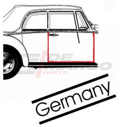 Guarnizione porta destra Cabrio Maggiolino e Maggiolone dal 08/1964 al 07/1979 (Alta qualità)