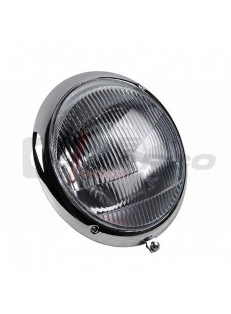 European headlight assembly, for Beetle up to 07/1967, Porsche 356 from 08/1950 to 04/1965