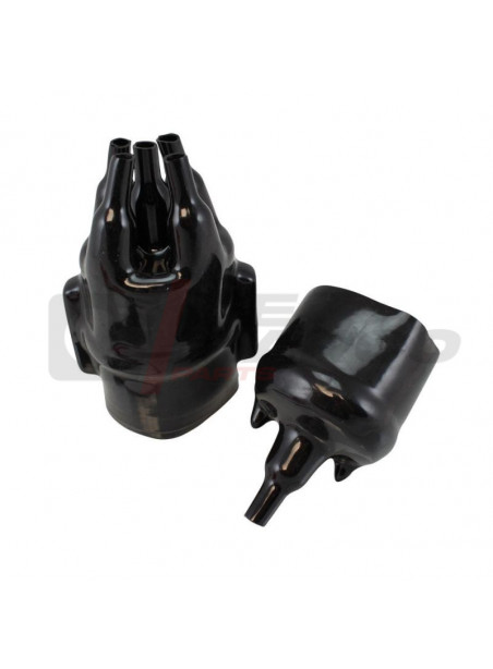 Tapa negra impermeable de protección del distribuidor