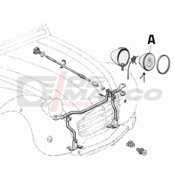 Faro anteriore Citroen 2CV