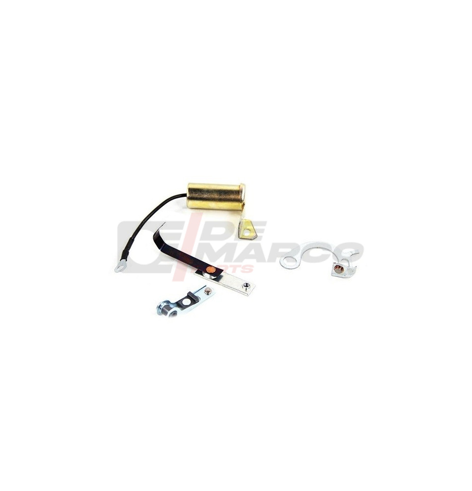 Kit puntine e condensatore per Citroen 2CV, Dyane, Mehari, Ami 6/8 Kit puntine e condensatore per Citroen 2CV, Dyane, Mehari, Ami 6/8