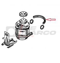 Cinghia in gomma vaso espansione R4, R5, R6, R12, R15...