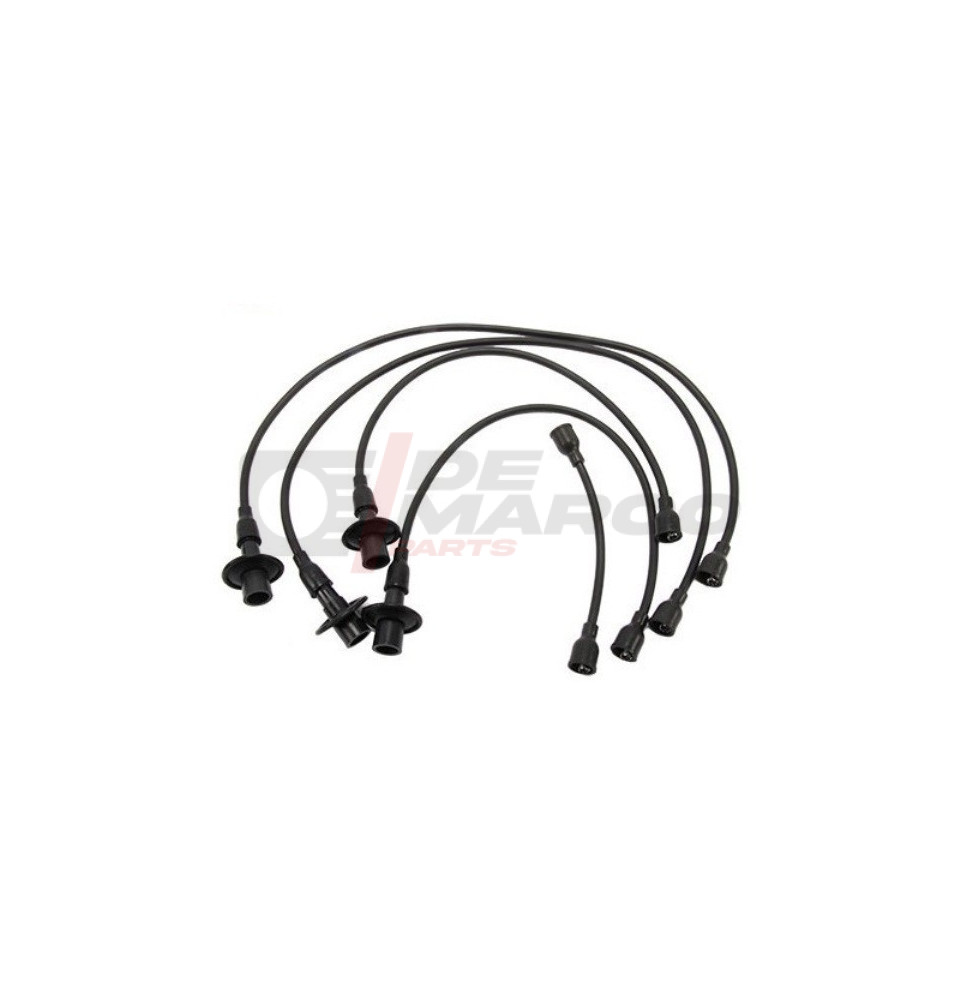 Set cavi candele neri, per Volkswagen Maggiolino, T1, T2, KG... Set cavi candele neri, per Volkswagen Maggiolino, T1, T2, KG...