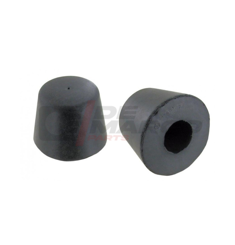 Coppia tamponi in gomma nera fine corsa avantreno per veicoli d'epoca Volkswagen