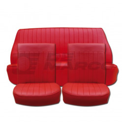 Juego Fundas Asiento Vinilo Rojo Renault Dauphine