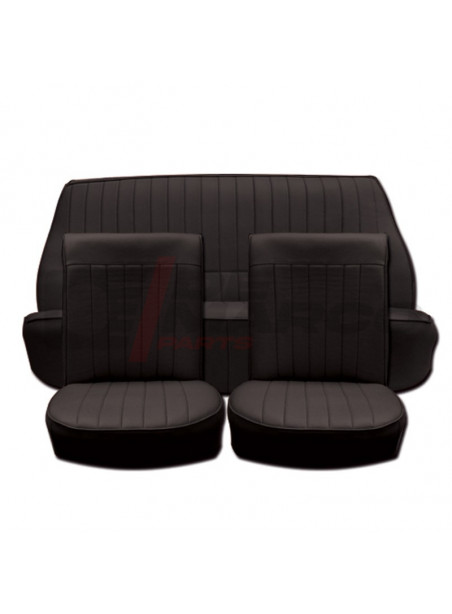 Juego fundas asientos vinilo negro Renault Dauphine