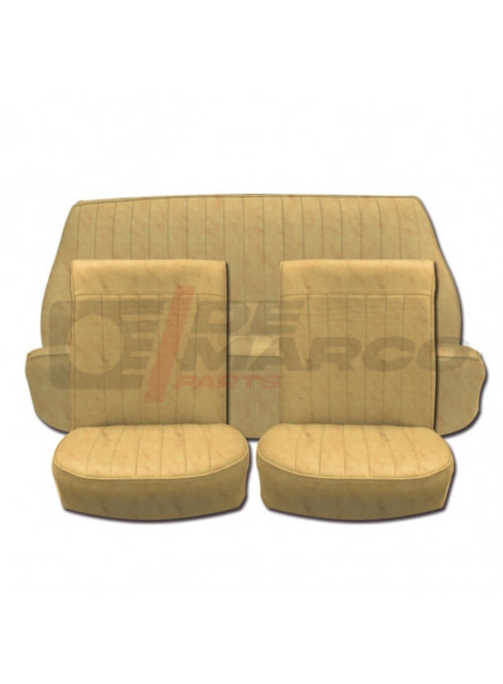 Set Rivestimenti sedili vinile beige pergamino Renault Dauphine