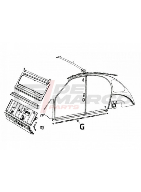 Modanatura Tetto CITROEN C3 1 PHASE 1 Di Seconda Mano Economici