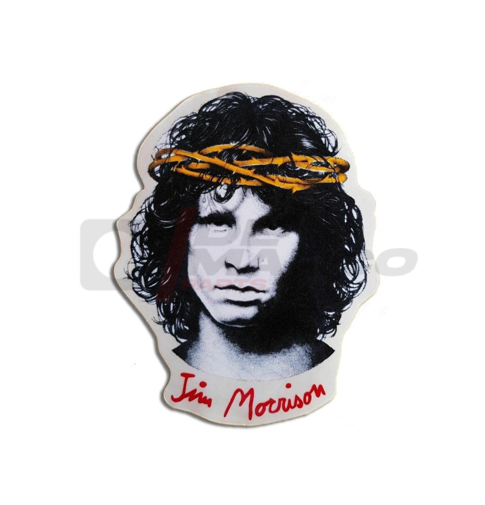 Pegatina vintage de Jim Morrison