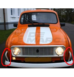 Bumper bow in front on the right Renault 4