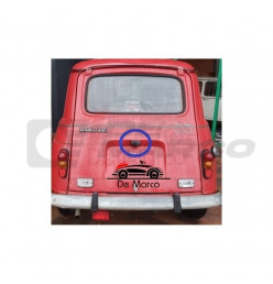Luz de matrícula completa para Renault 4, R4 F4, Estafette