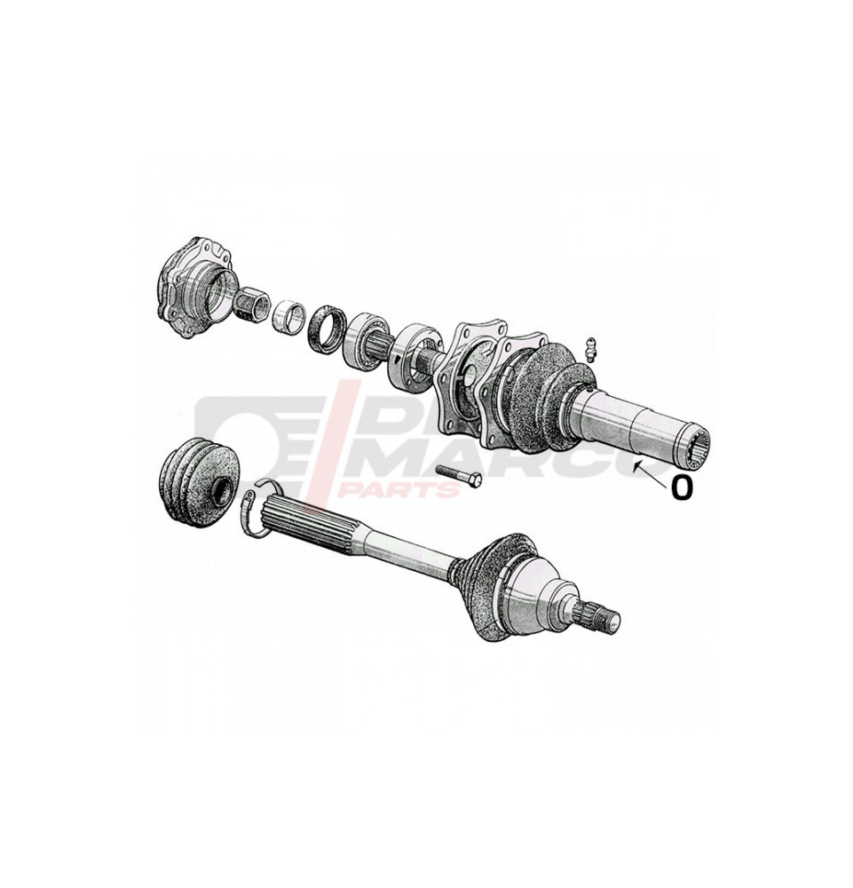 Giunto Omocinetico Honda FEBEST Giunto Omocinetico Lato Cambio - Ricambio  Per Honda Civic CR-V Anteriore Giunto Ruota Anteriore