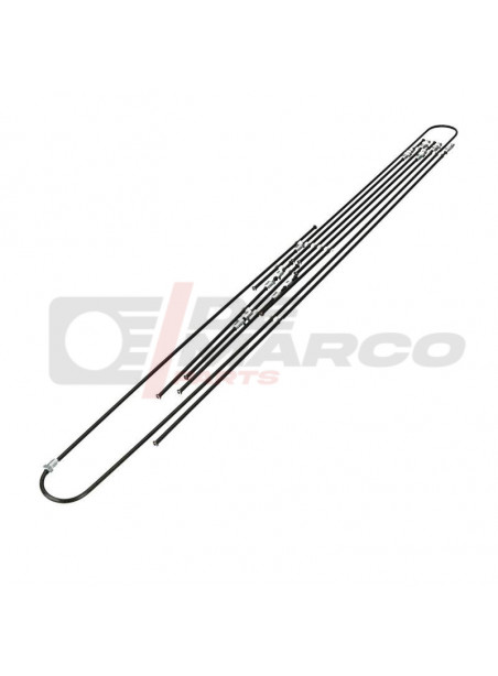 Kit de 7 latiguillos de freno rígidos para Renault 4 desde 1971 en adelante