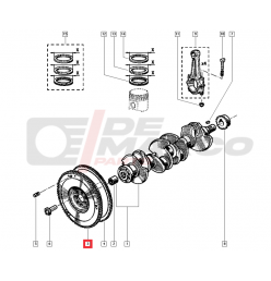 Volante para Renault 4 956cc y 1108cc, R5, R6