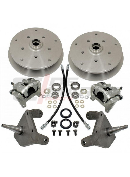 Kit freni a disco 5x205 e 5x130, perni fusi abbassati, Maggiolino fino al 07/1965, Karmann Ghia