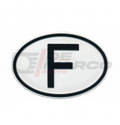 Placa de identificación metálica Francia