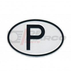 Placa de identificación metálica de Portugal