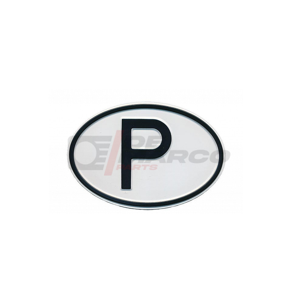Placa de identificación metálica de Portugal