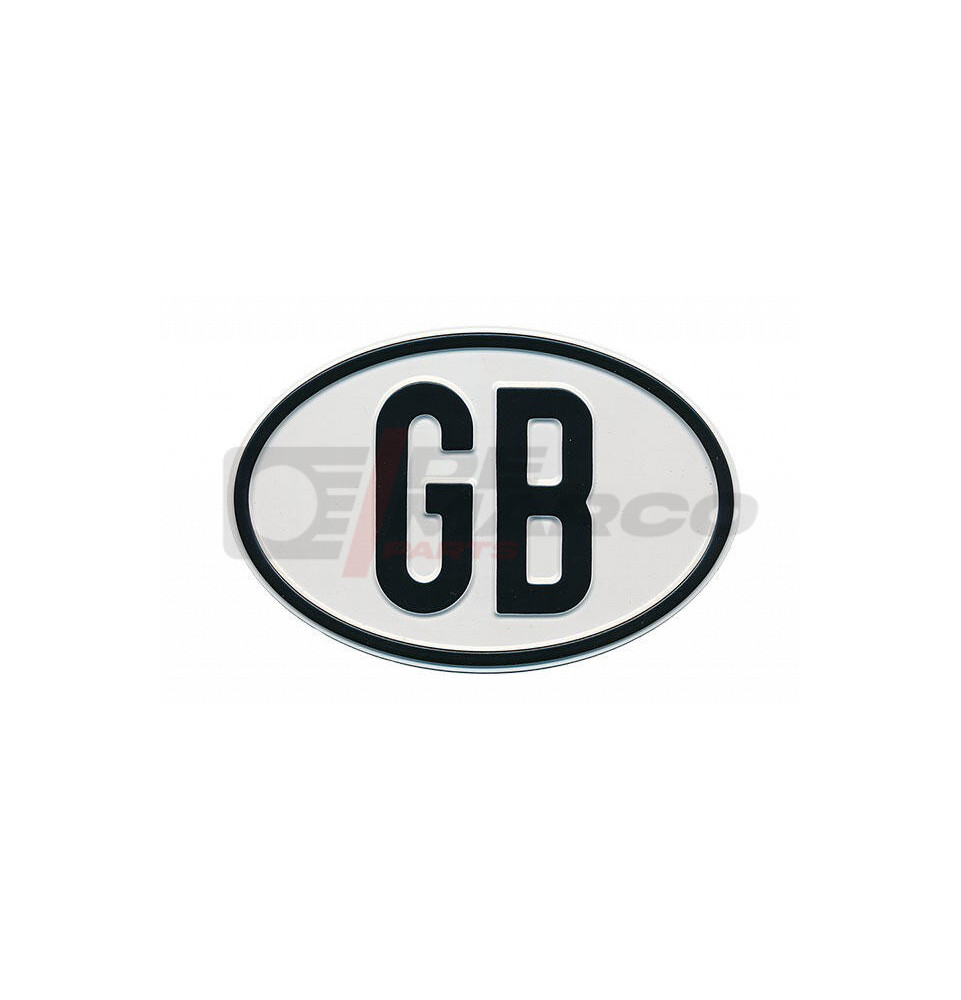 Placa de identificación metálica de Gran Bretaña