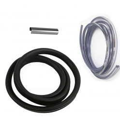 Kit completo de juntas de parabrisas con núcleo cromado Renault 6