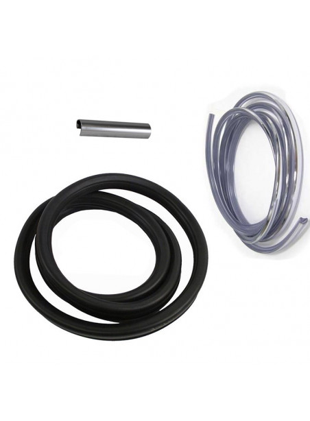 Kit completo de juntas de parabrisas con núcleo cromado Renault 6