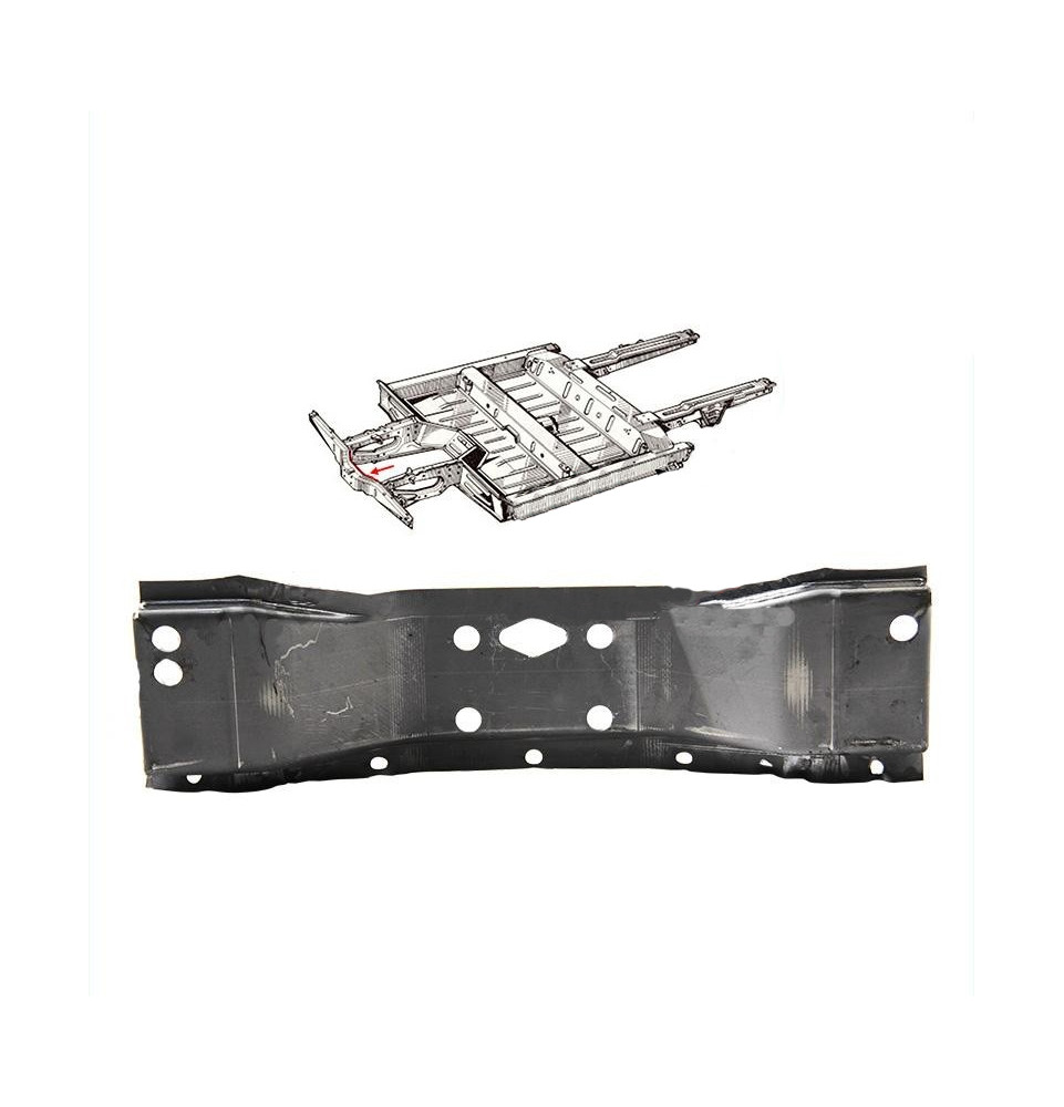 Panel de chasis del travesaño delantero del Renault 4