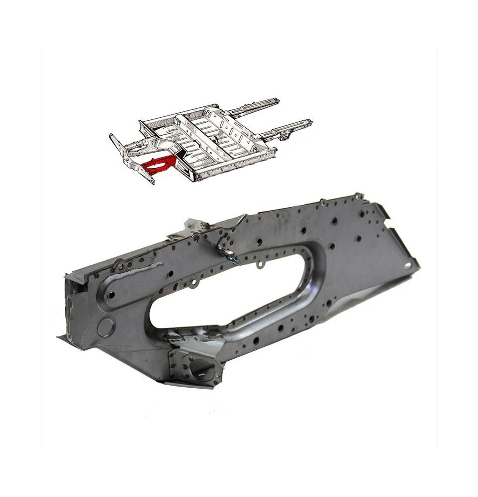 Brazo de chasis delantero izquierdo del Renault 4