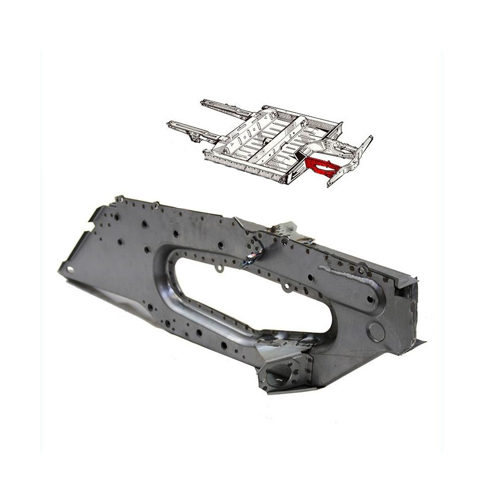Brazo de chasis delantero derecho del Renault 4