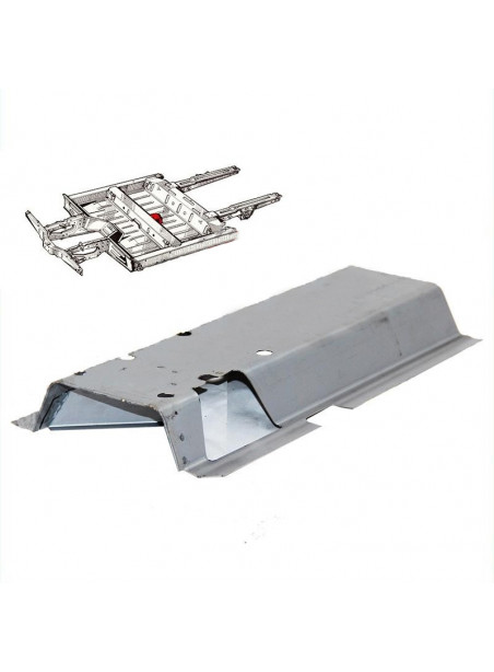 Handbrake Support Base on Central Floor Crossmember Renault 4