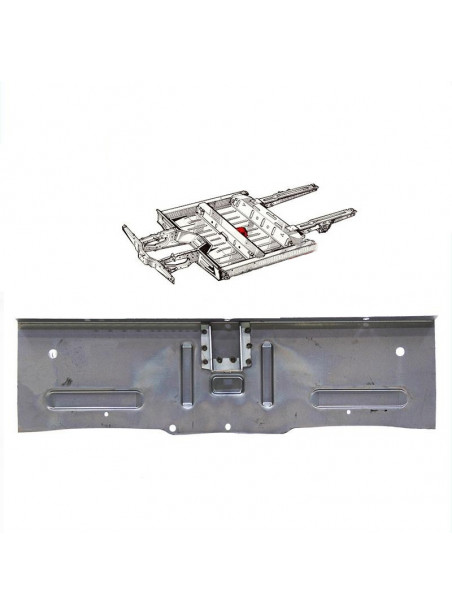 Panel central trasero del chasis del Renault 4