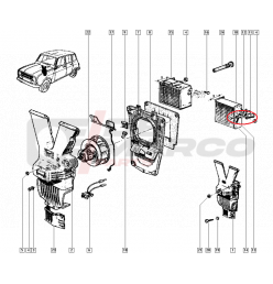 Robinet de chauffage de radiateur Renault 4 R4 tous modèles
