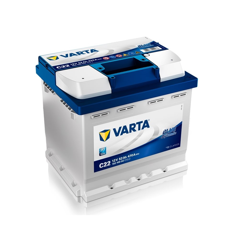 Batería Varta Blue Dynamic de 12 voltios y 52 Ah